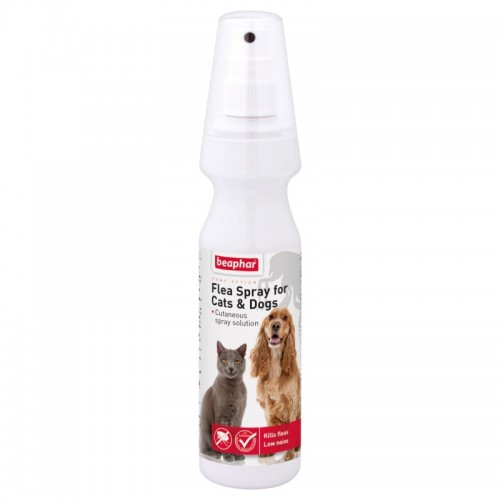 Beaphar Flea Spray for Cats and Dogs 150ml (D)