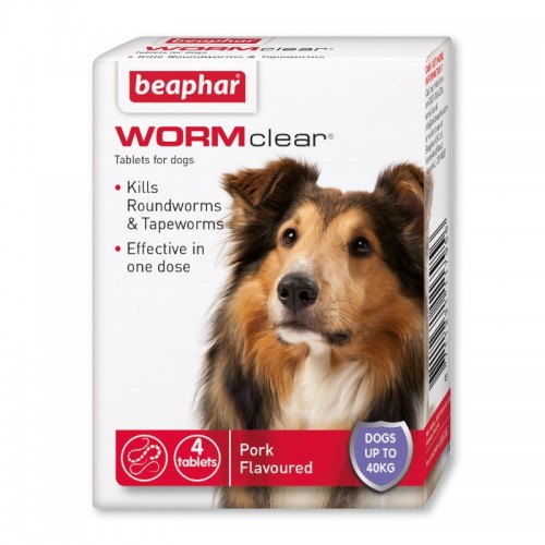 Beaphar WORMclear Tablets 2's for Dogs (up to 40kg) (D)