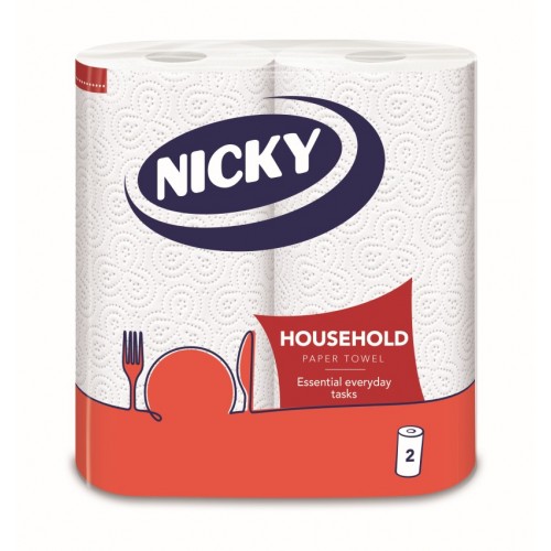 Nicky Household Paper Towel 2pk