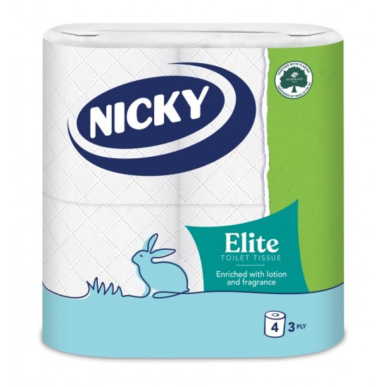 Nicky Elite Toilet Tissue 4pk