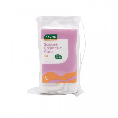 Navita Essential Cosmetic Pads 50's Square