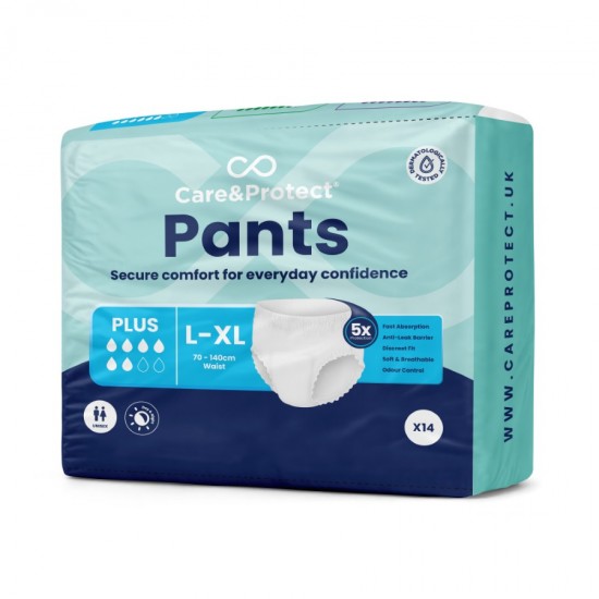 Care & Protect Pants Plus Large - Extra Large 14's