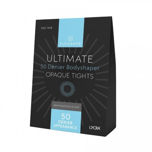 Elegante Ultimate Bodyshaper Opaque Tights 50 Denier, 1 Pair, Black M