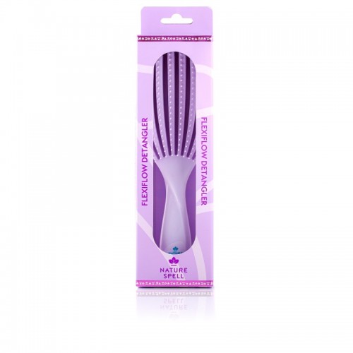 Nature Spell Flexiflow Detangler Brush Purple