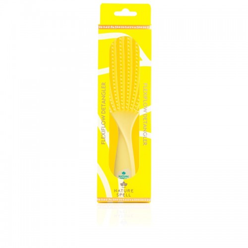 Nature Spell Flexiflow Detangler Brush Yellow