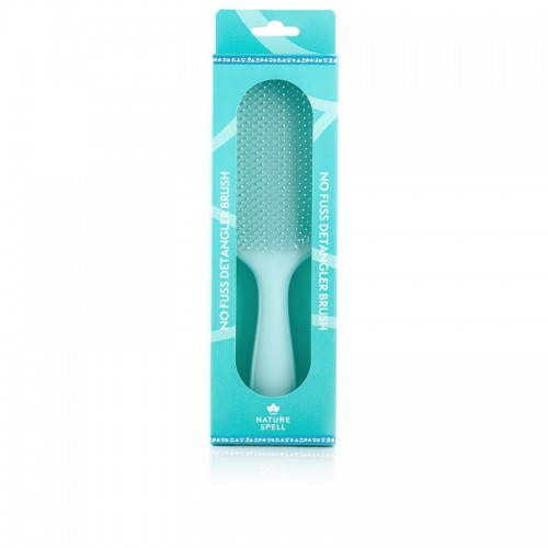 Nature Spell No Fuss Detangler Brush Turquoise