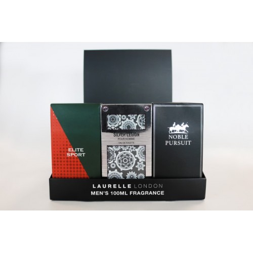 Laurelle Men's EDT 100ml CDU 2 (Elite Sport, Noble Pursuit, Silver Legion)