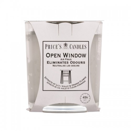 Price's Scented Candle Cluster Jar Open Window (D)