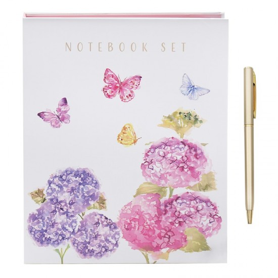 Notebook & Pen Set Butterfly Blossom LP95747 